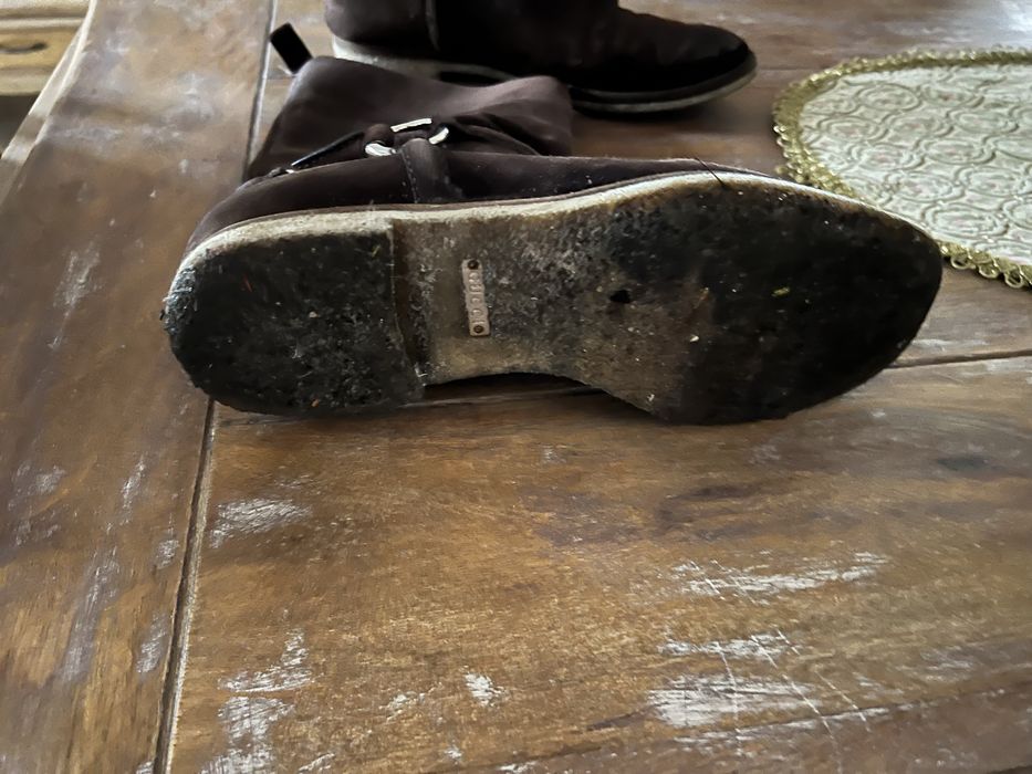 Botki kowbojki skora skorzane Gucci 37/5