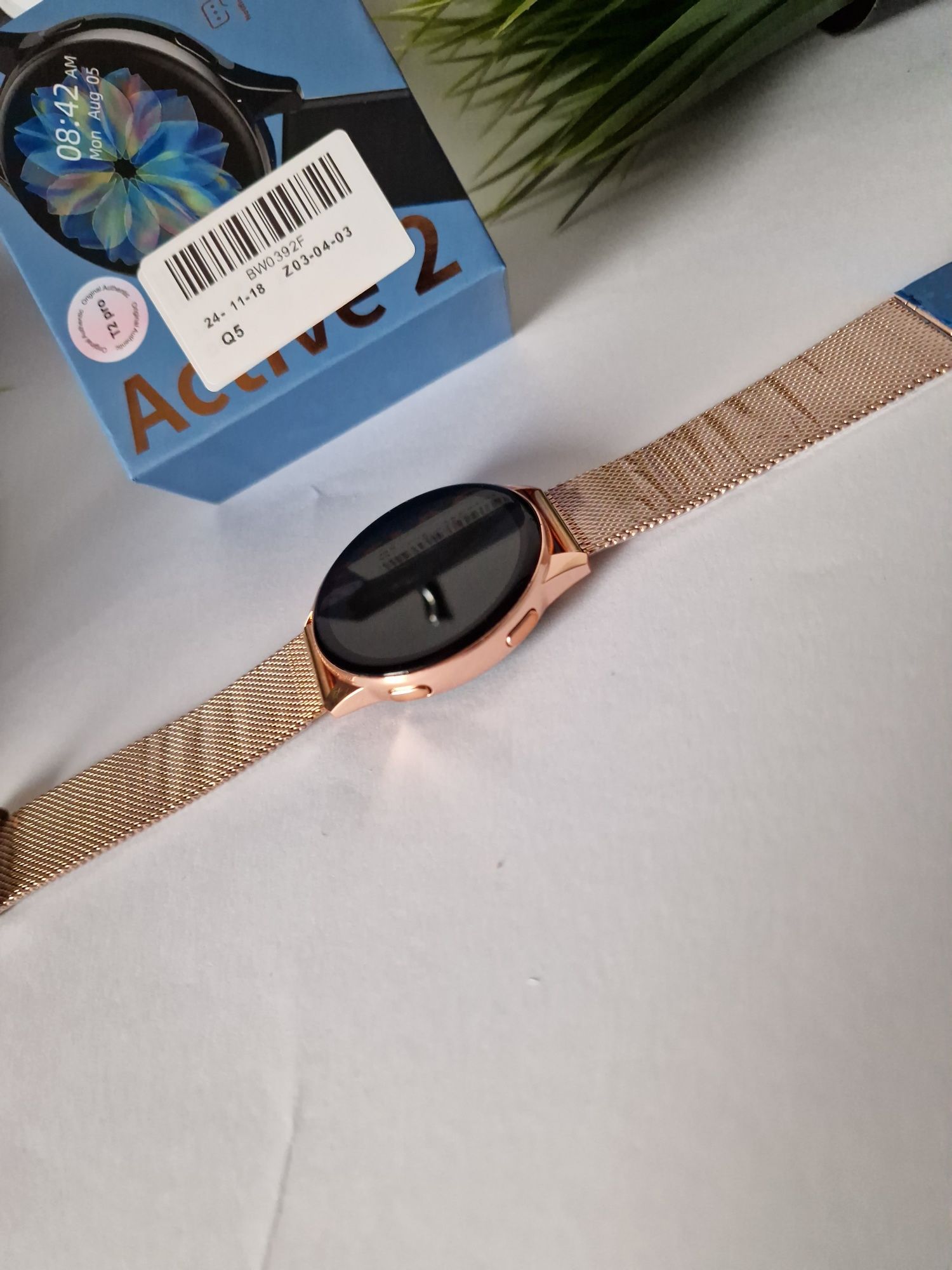 Smartwatch komplet nowy, złoty