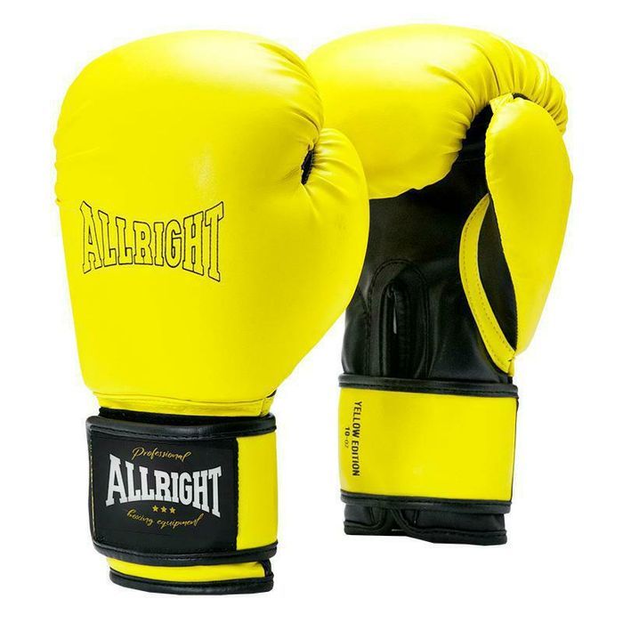 Rękawice Bokserskie Limited Edition 8Oz Allright 1092B Żółte