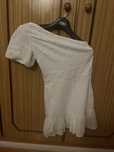Vestido branco bordado inglês Bershka,tamanho S,como novo,5€