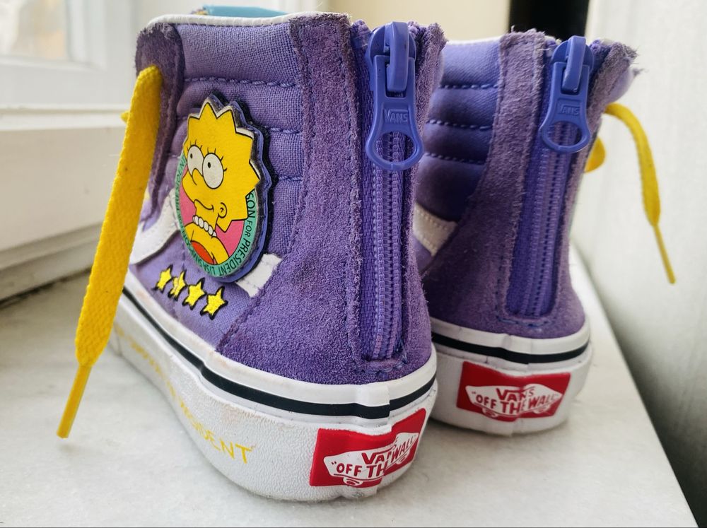 Дитячі Vans  kids limited ,x The Simpsons Lisa For President