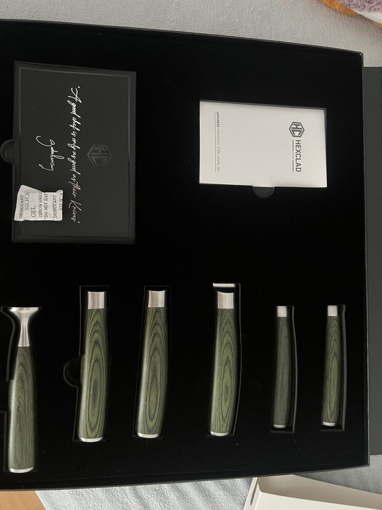 Zestaw 6 Sztuk Nozy Hexclad By Gordon Ramsey
