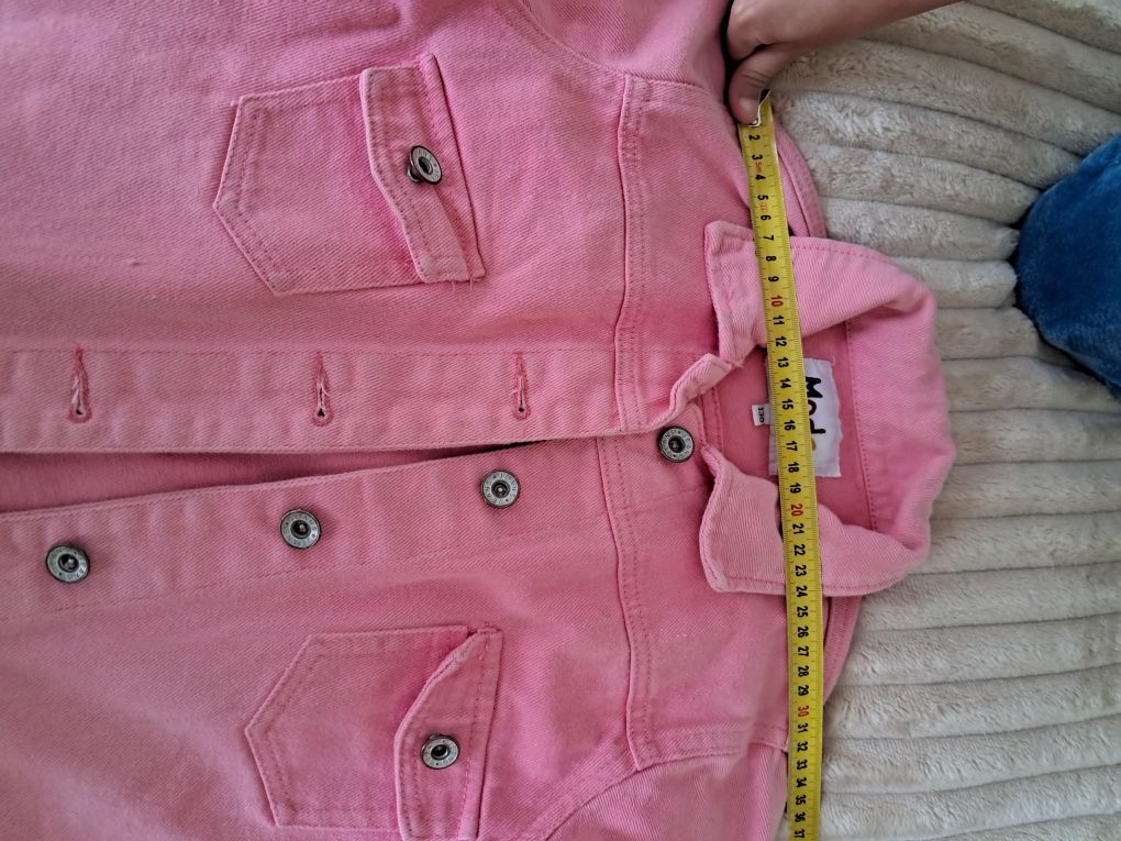 Джинсовый пиджак на девочку рост 122'-130 см