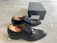 Buty czarne ślubne Lavard rozmiar 43