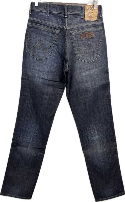 Wrangler Texas Stretch W30 L34 męskie niebieskie jeansy