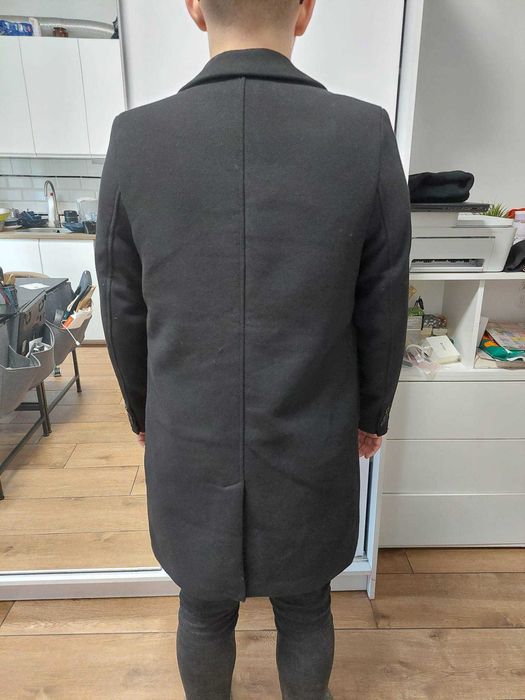 Płaszcz męski czarny