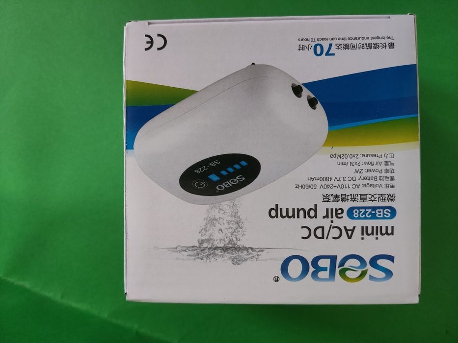 Bombas de ar bateria aquário