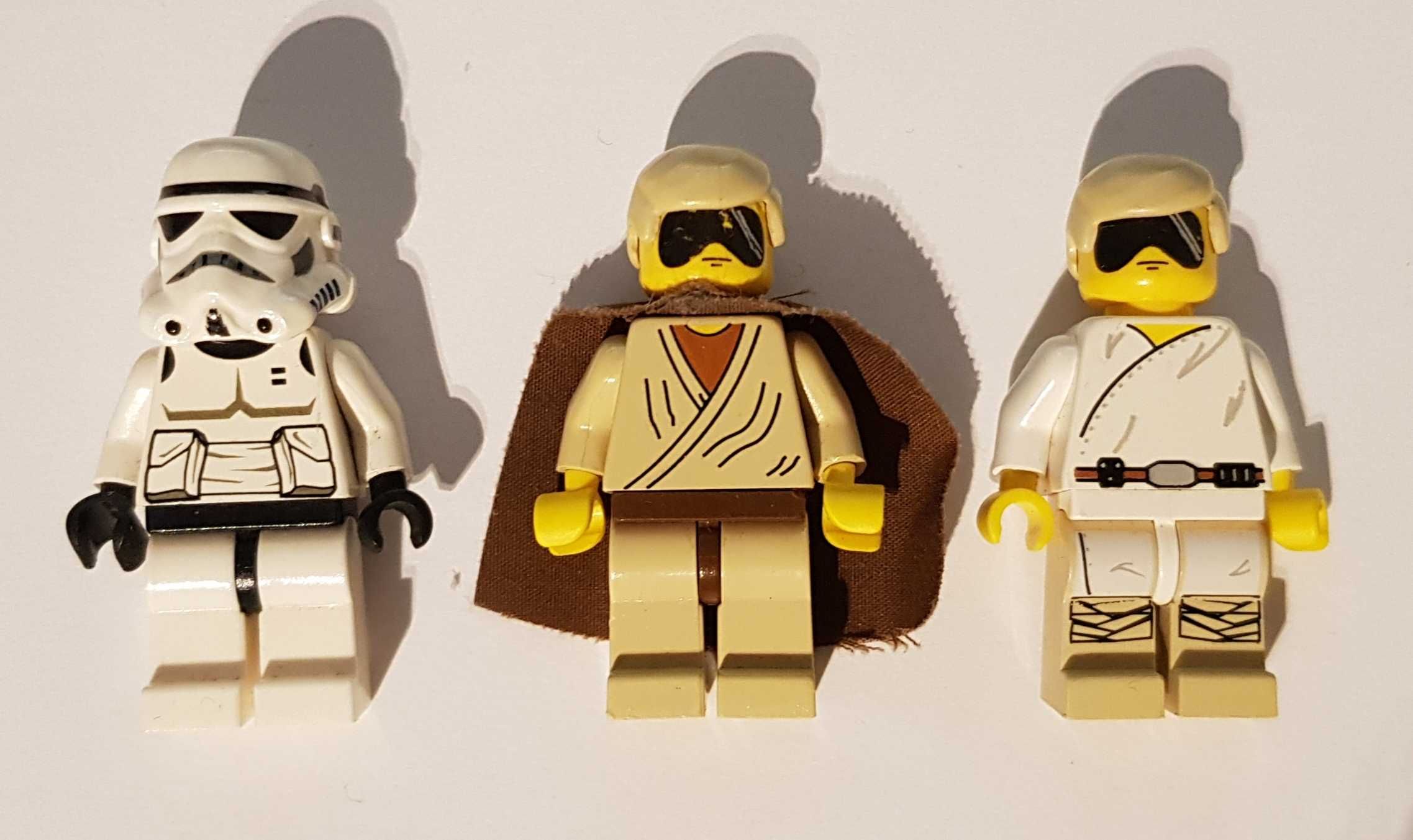 Lego star wars obi-wan, ben kenobi, luke, figurki 3 szt., mix,mieszane