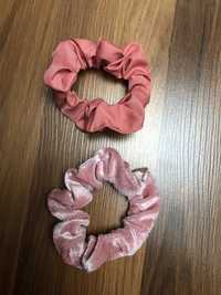 Gumki do włosów scrunchie komplet 2 sztuki