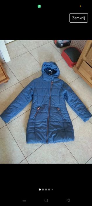 kurtka  5.10.15 164 zimowa ciepła puchowa