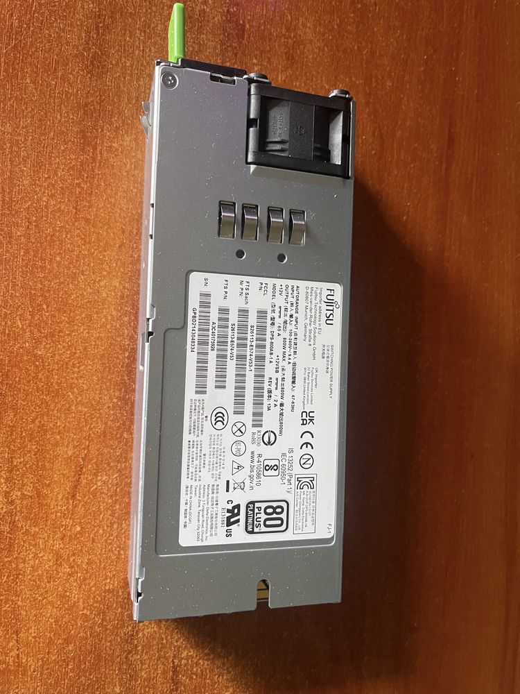 Nowy zasilacz 800w do serwera Fujitsu RX, TX S26113-E574-V53