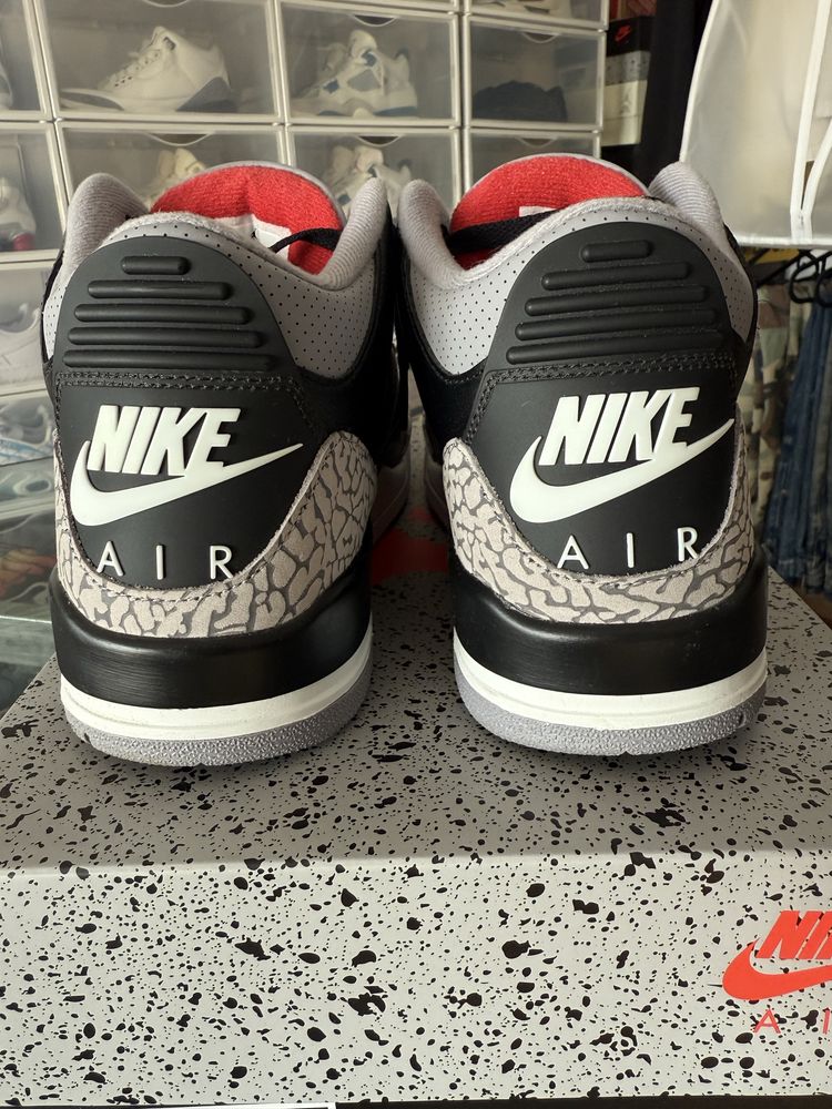 Jordan 3 black cement 2024