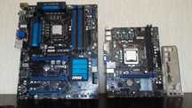 Материнская плата MSI Z77A-GD55 , Сокет 1155, Не рабочая под ремонт
