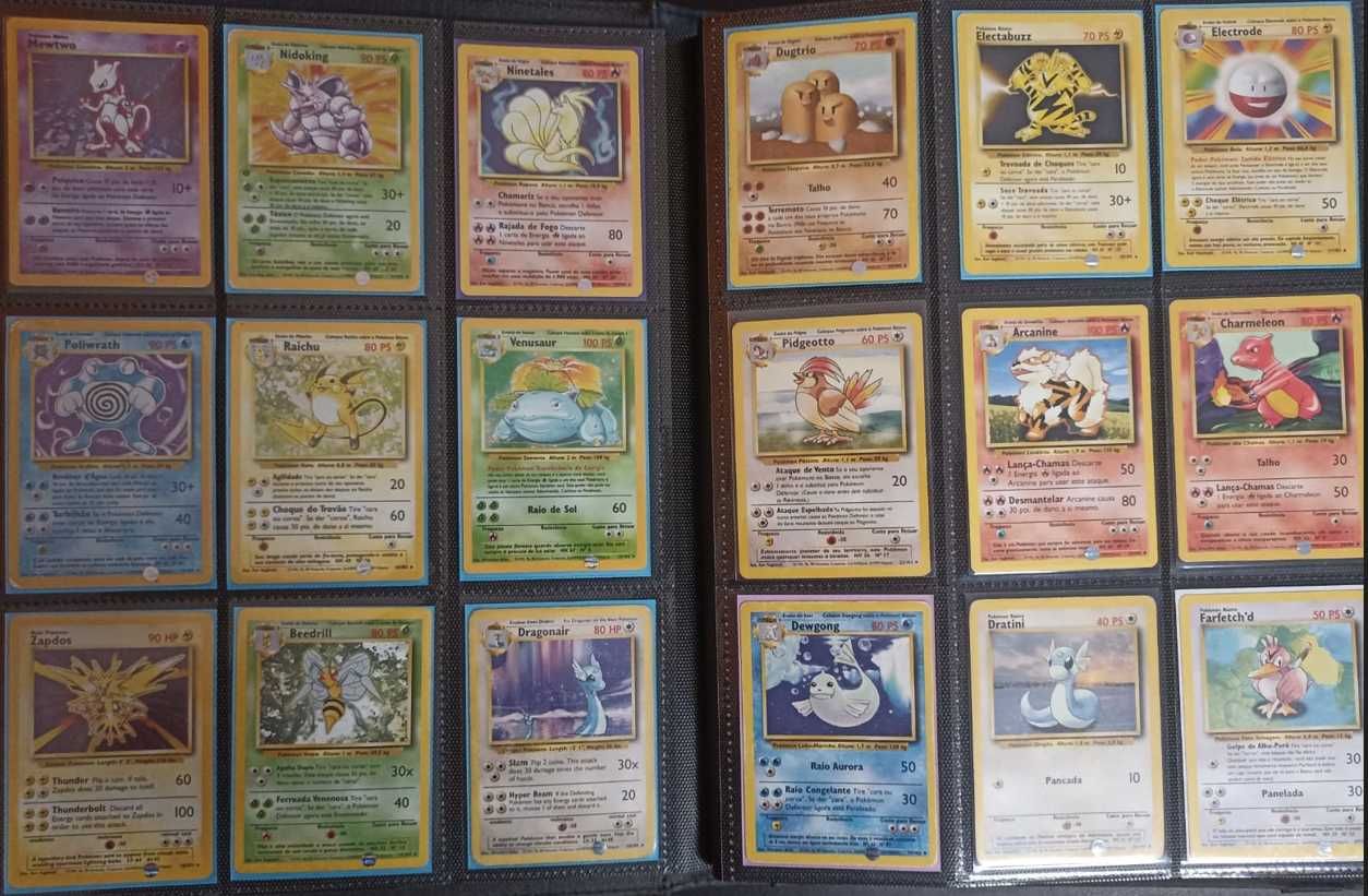 Cartas de Pokémon Base Set [ COLEÇÃO COMPLETA ]