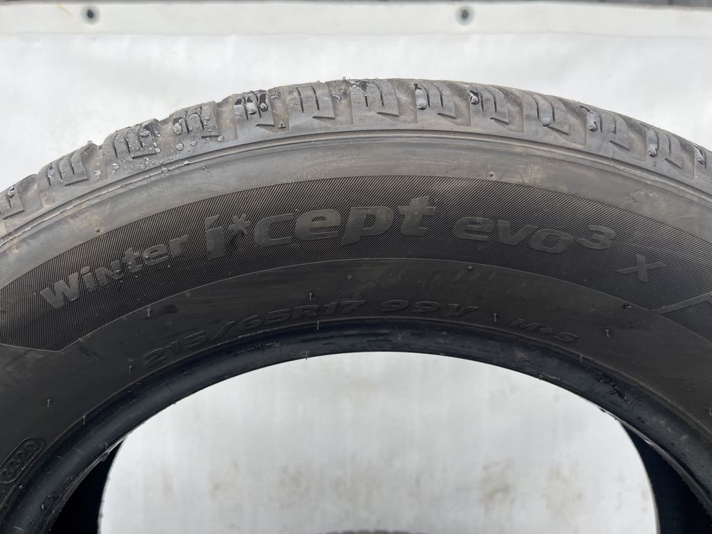 4x 215/65r17 Opony zimowe Hankook Winter Icept evo3 X nr162