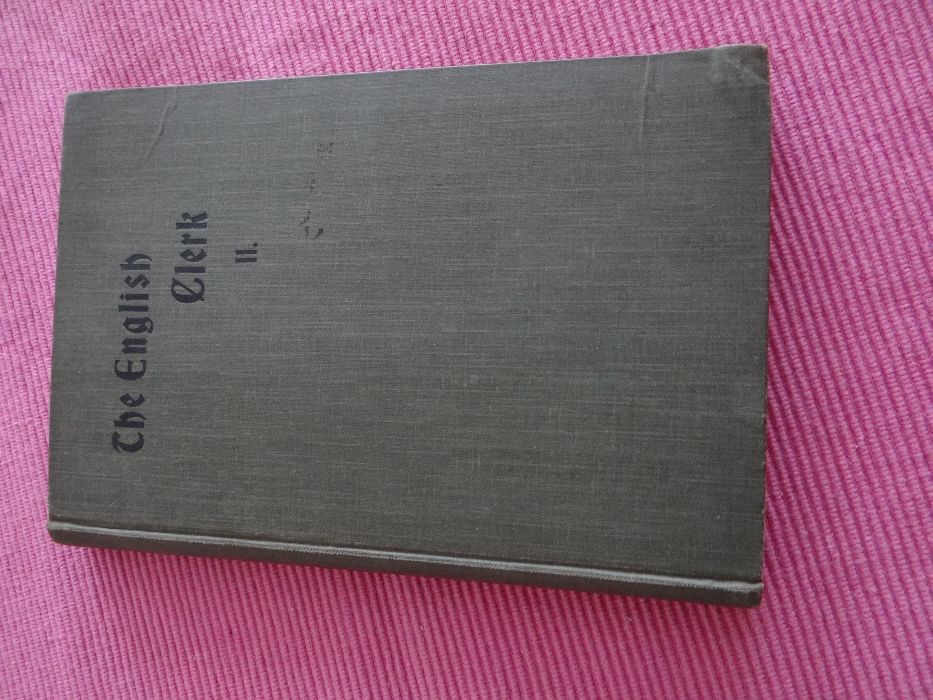 Książka z 1905 r: "The English Clerk" cz.II