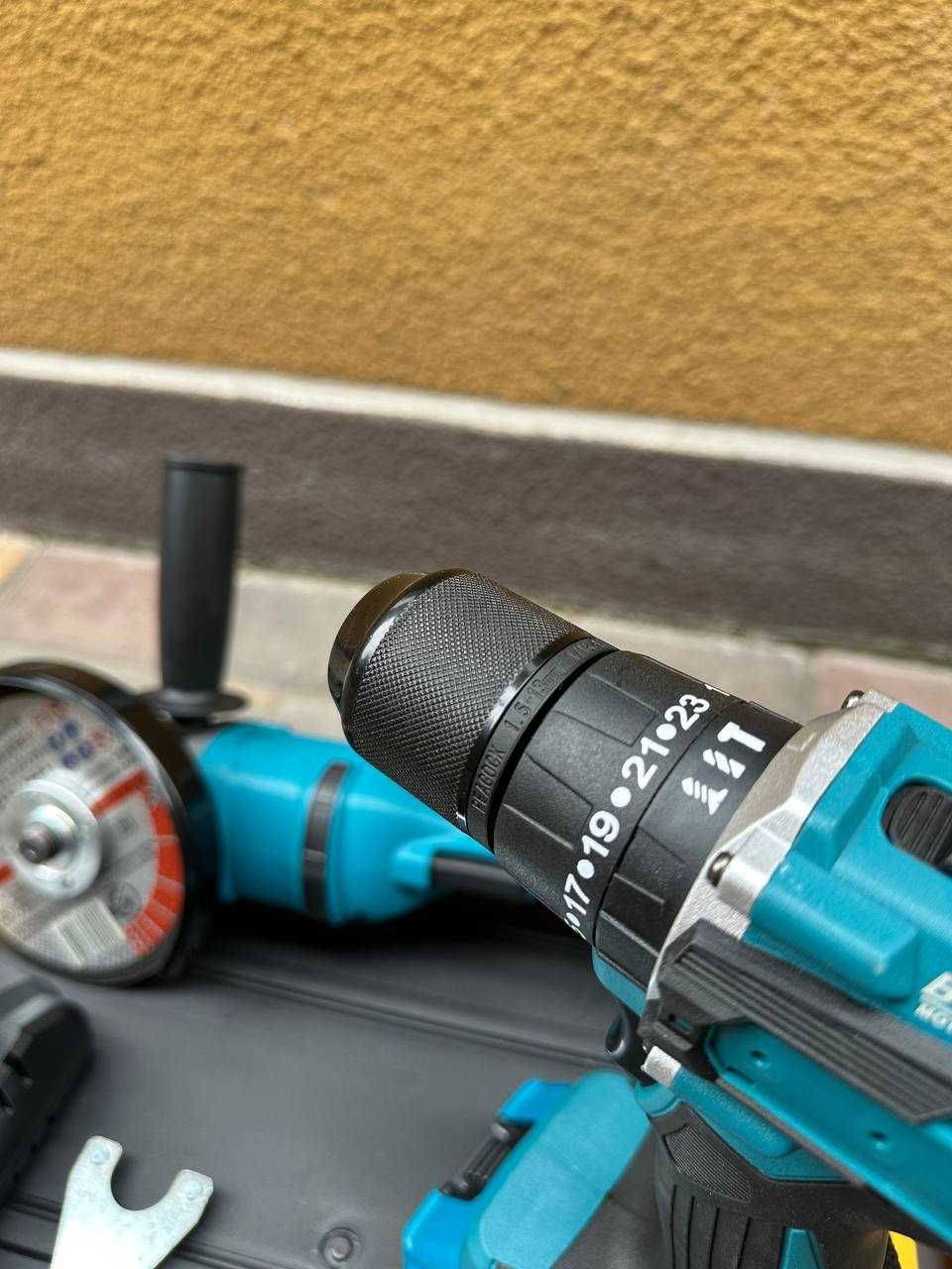Качественный набор 3в1 Makita 36V 6Ah, болгарка + гайковерт,шуруповерт
