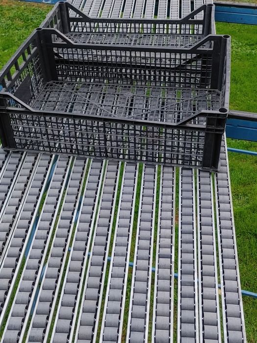 Podajnik taśmociąg rolkowy transporter rolkowy