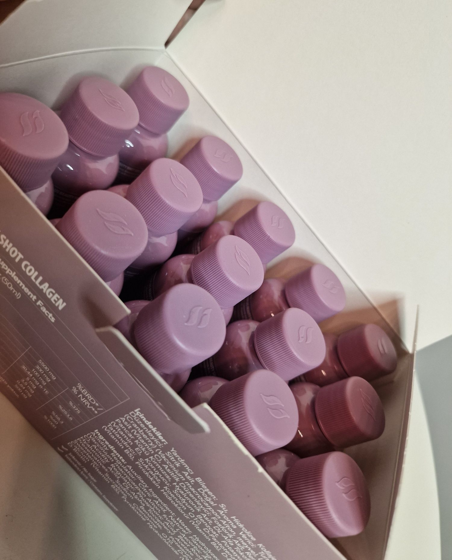 15x Kolagen Beauty Shot Nutriplus +Q10, B5, B6, C, E...