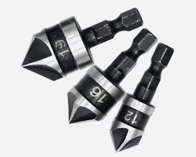 Набір 3шт свердл фрез для потаю