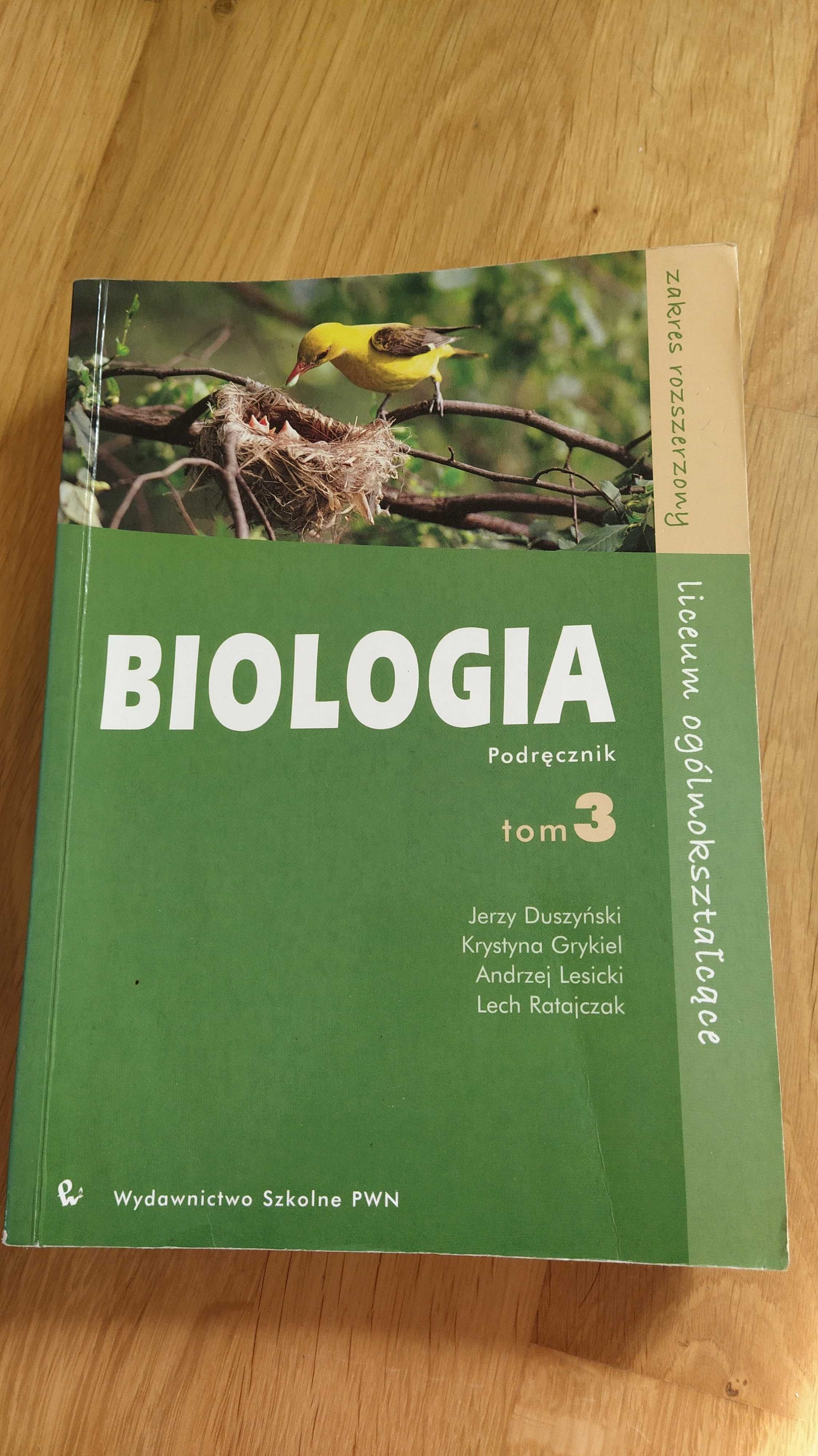 podręcznik do biologii 3 - zakres rozszerzony
