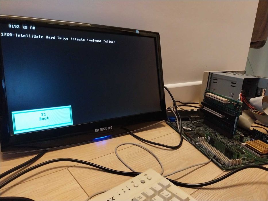 RETRO płyta compaq + Intel Pentium 200