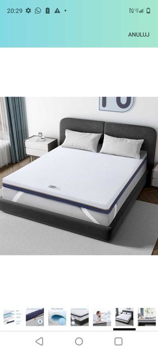 Materac z pianki żelowej nowy