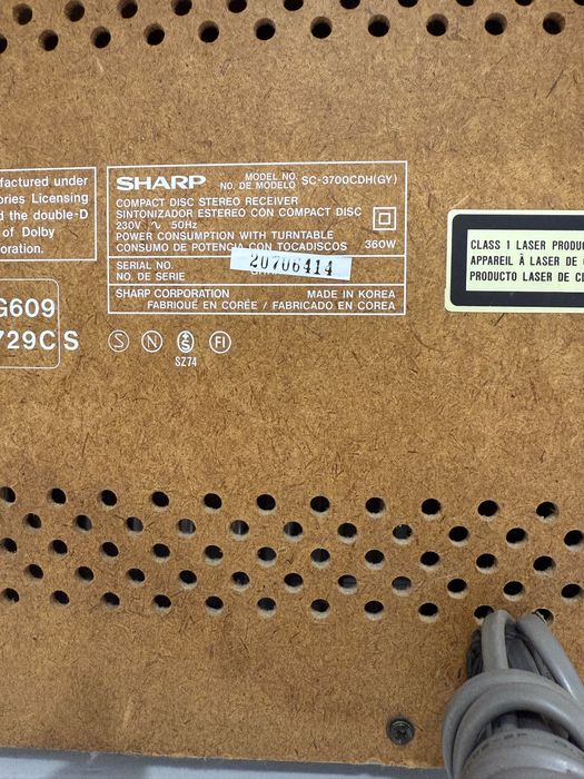 Sharp SC-3700 CDH