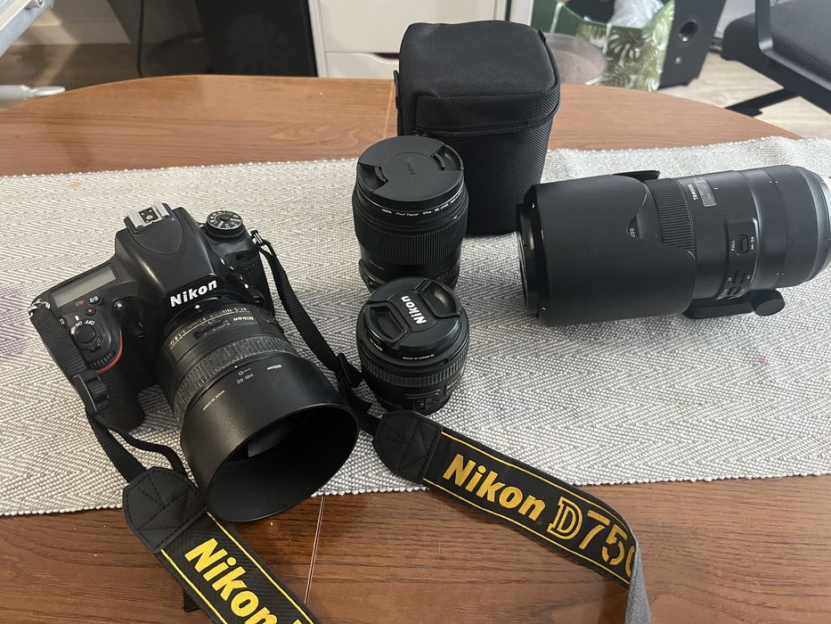 Nikon d750 + do dokupienia obiektywy