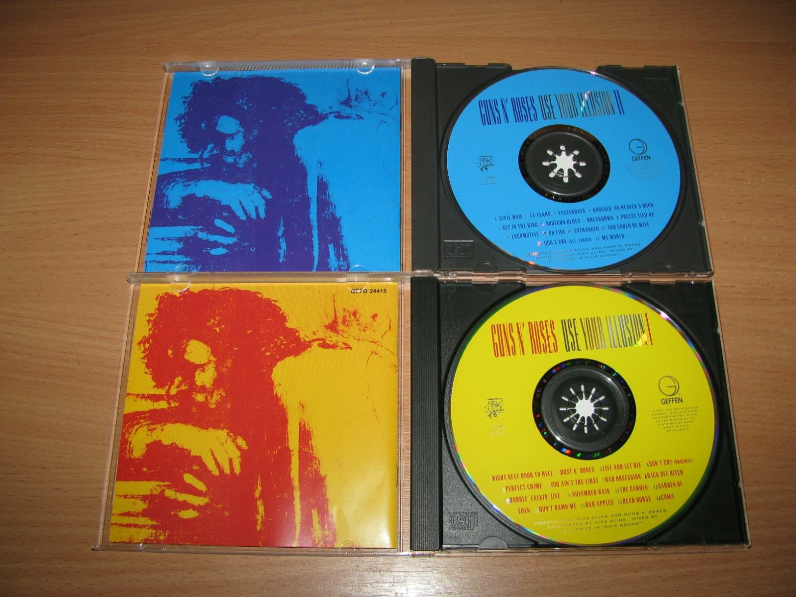 GUNS N'ROSES - Use Your Illusion I & II (1991 Geffen USA MATSUSHITA 2C