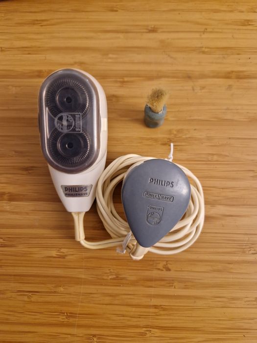 Máquina barbear Philips vintage antiga