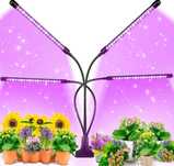 Фитолампа с таймером 40w Growlight 2,4 ветки для комнатных растений