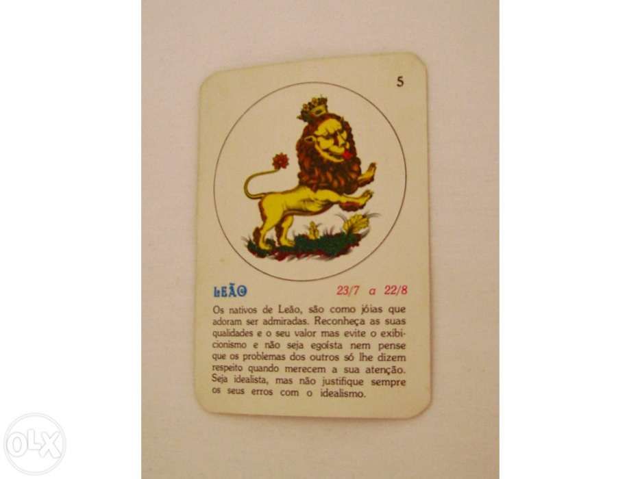 Calendários de Signos do Zodíaco - 1986