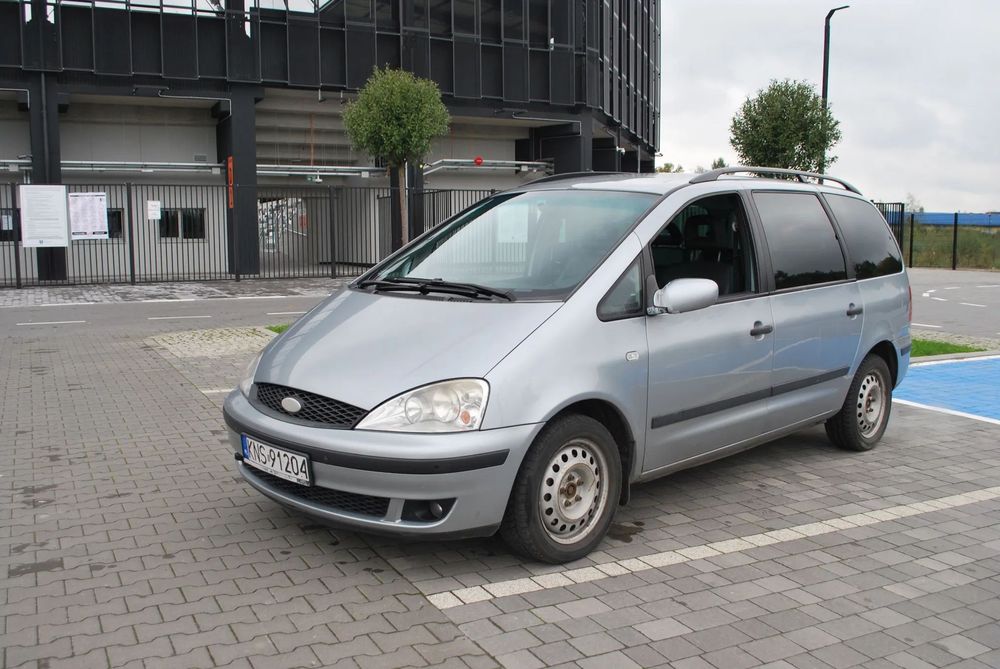 Ford Galaxy 7 Miejsc Klima Grzane Fotele Serwisowany Hak 1.9 TDI 130KM Skrzynia 6