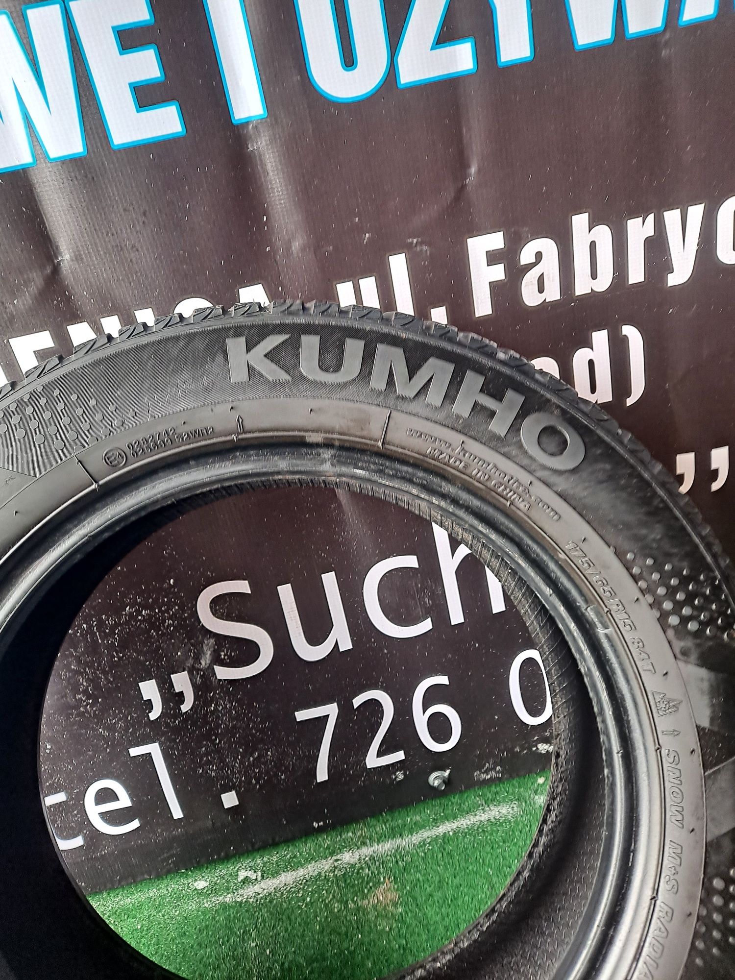 175/65/15 Opony zimowe Kumho ładna Para 8mm!!