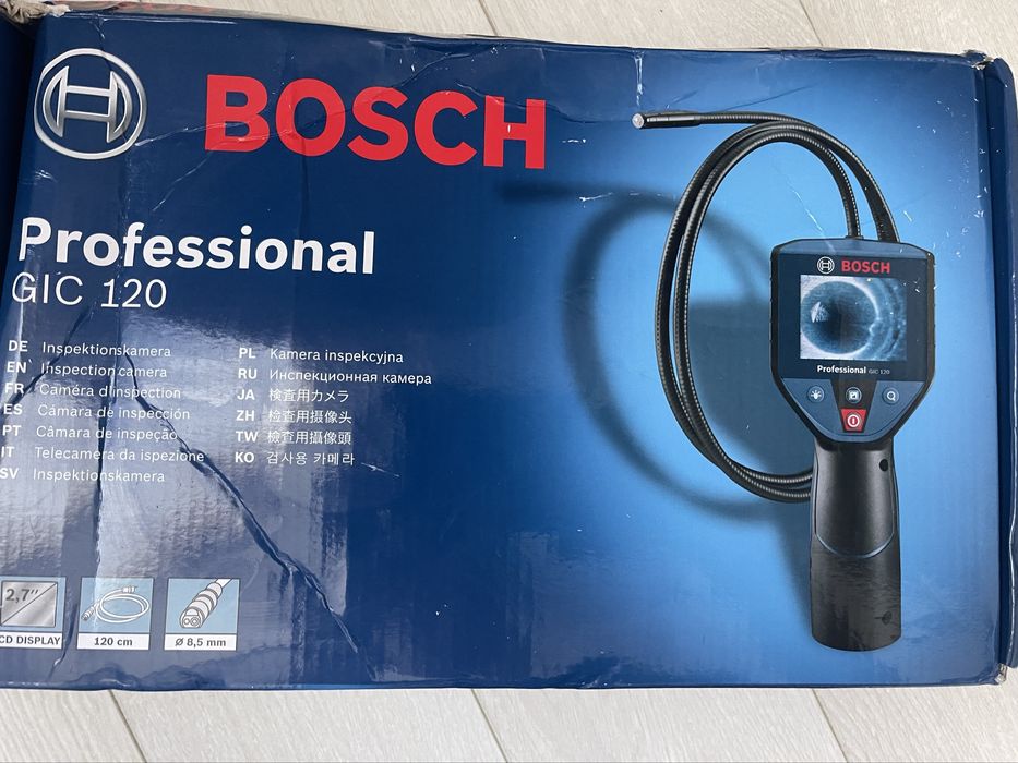 Ендоскоп, відео зонд BOSCH Professional GІС 120