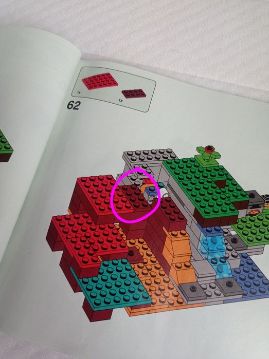 LEGO Minecraft 21172 zniszczony portal