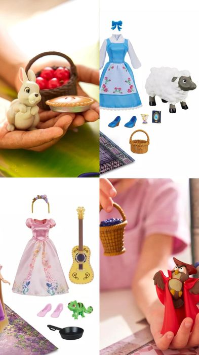 Колекційна лялька Disney принцеса: Бель, Аврора, Рапунцель, Білосніжка