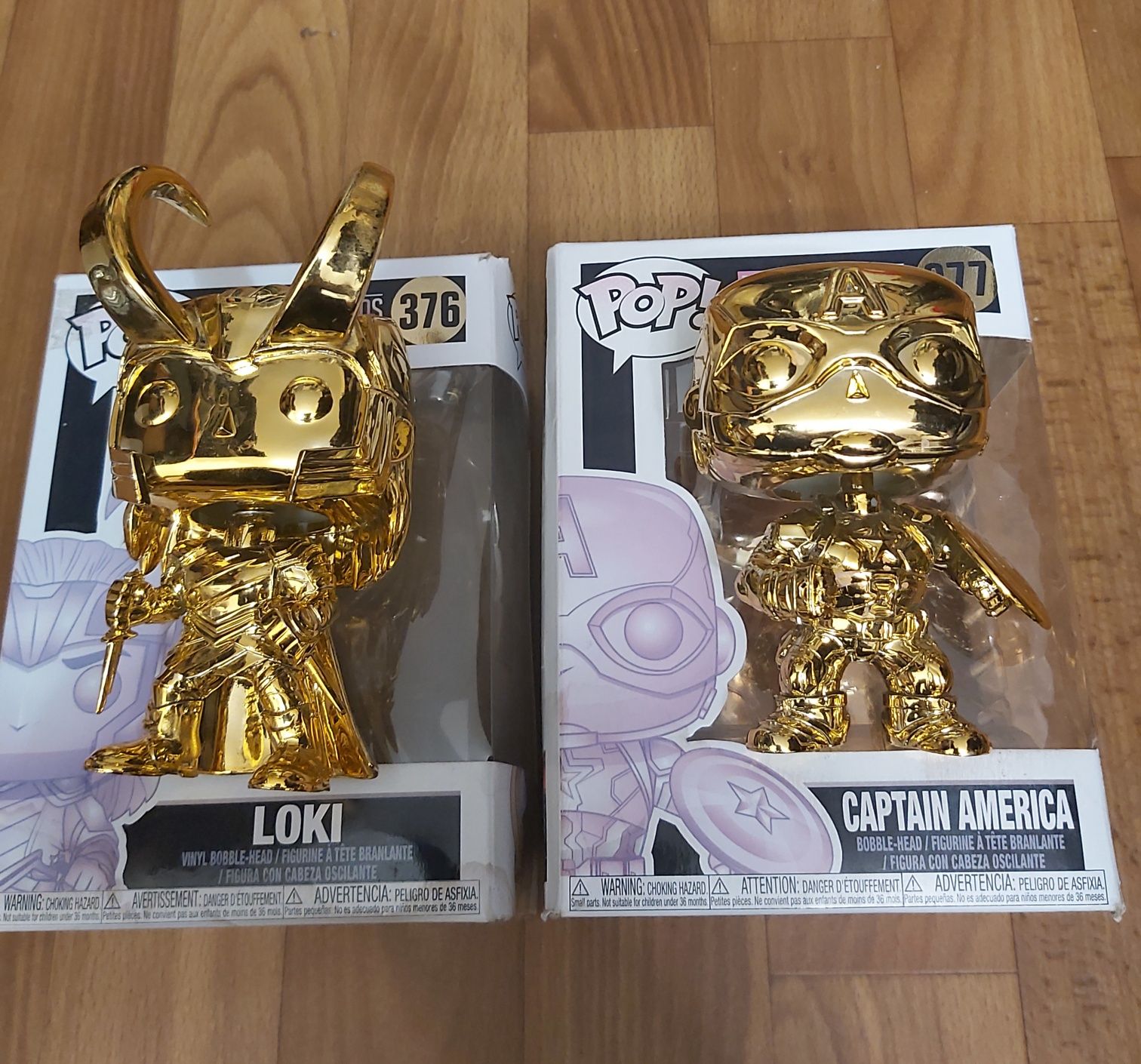Золотые фигурки Funko Pop Marvel