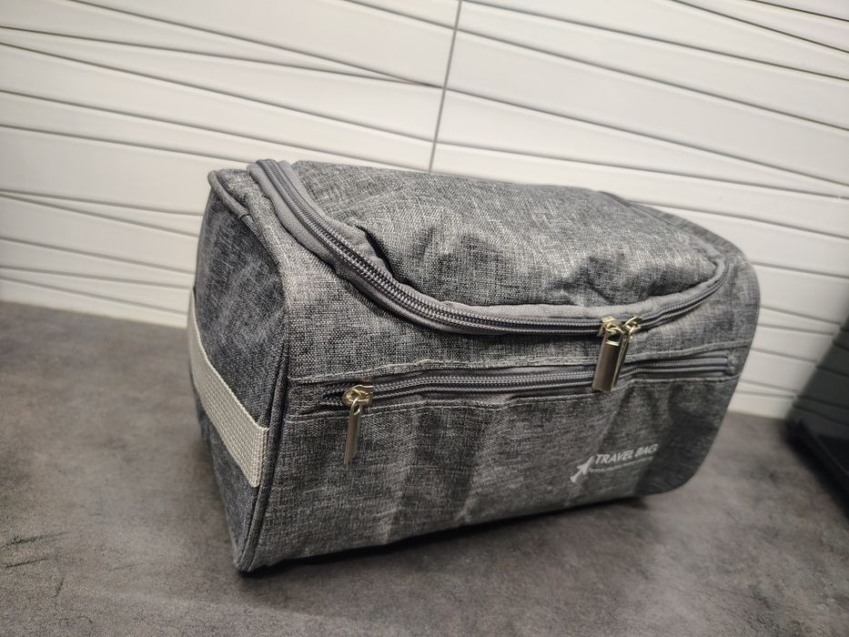 Kosmetyczka męska Travel Bag szara