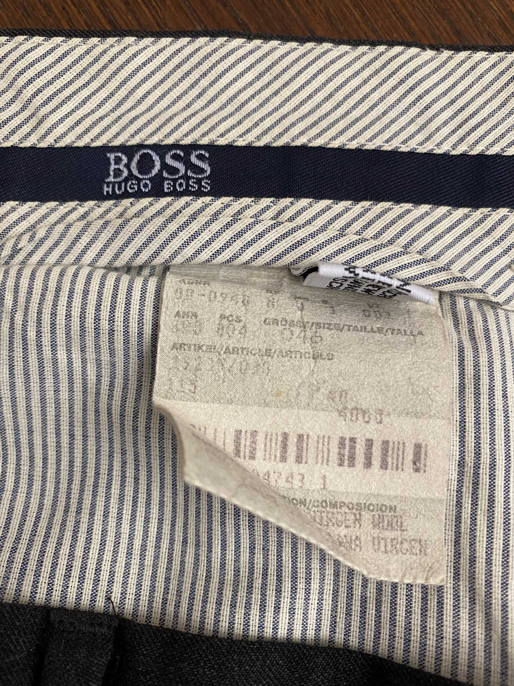 Класичні вовняні завужені брюки hugo boss 46