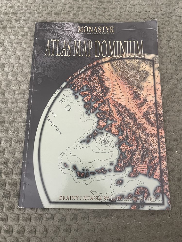 Książka mapy - Atlas Map Dominium Monastyr Dark Fantasy dodatek PL