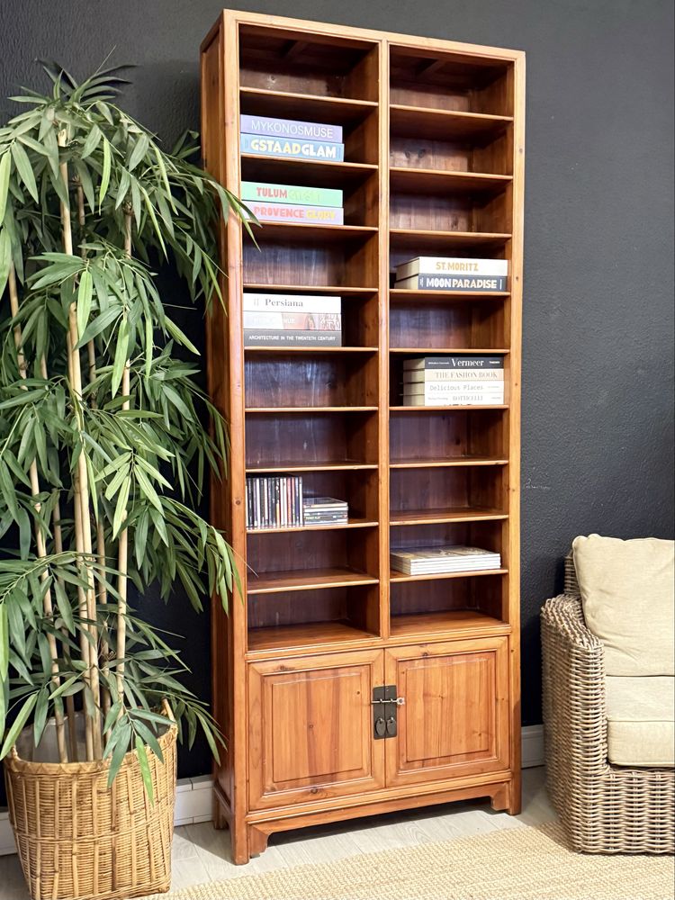 armario, movel, estante, livreiro, aparador, oriental, olmo, rustico