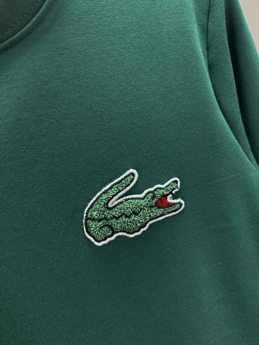 РОЗПРОДАЖ -40%Чоловічий світшот Lacoste| 100% котон| S-XXL|зелений|хак