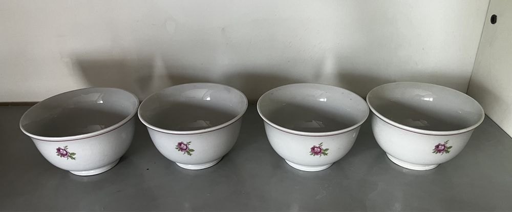 Miseczki miski bulionówki porcelana dprk prl