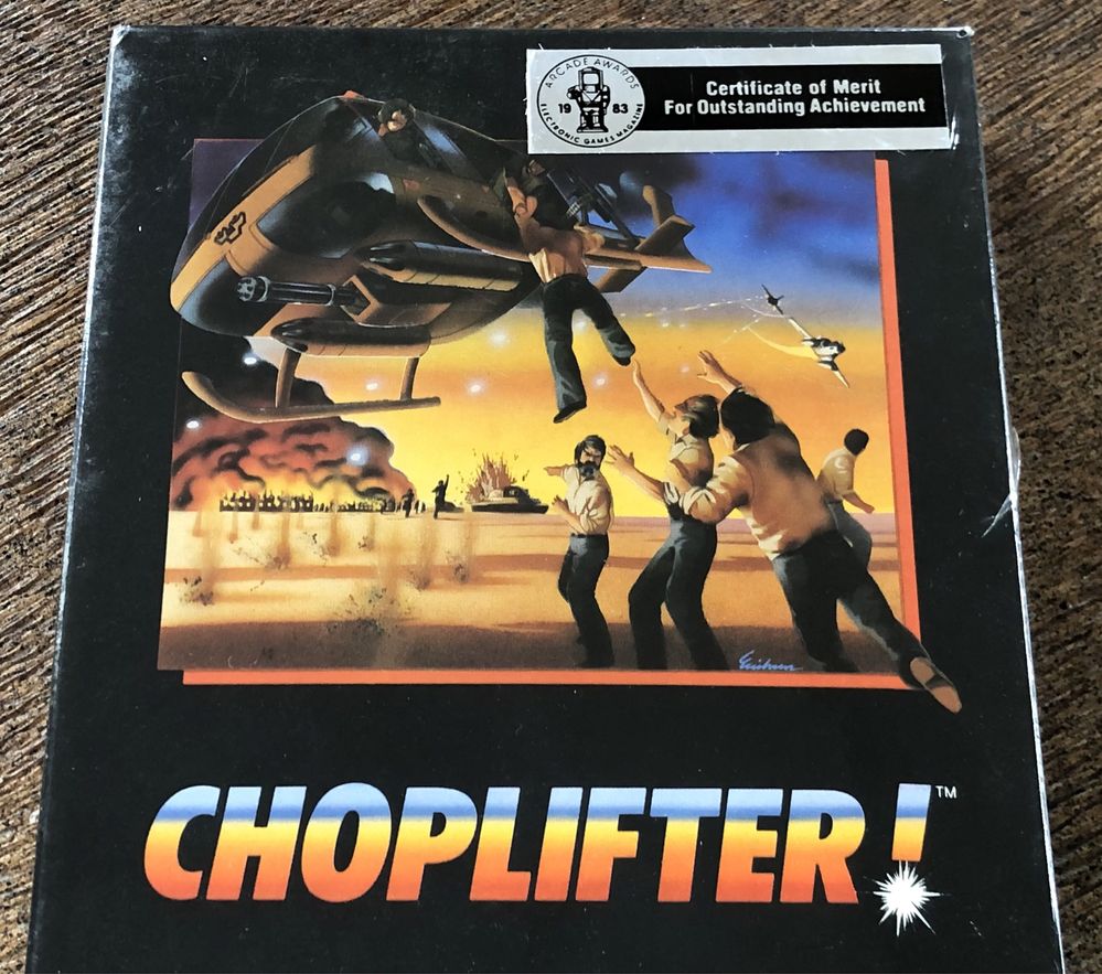 Atari gra CHOPLIFTER! kartridż komputer 400/800/XL/XE NOWA folia retro