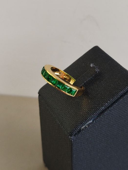 Anel dourado em prata 925