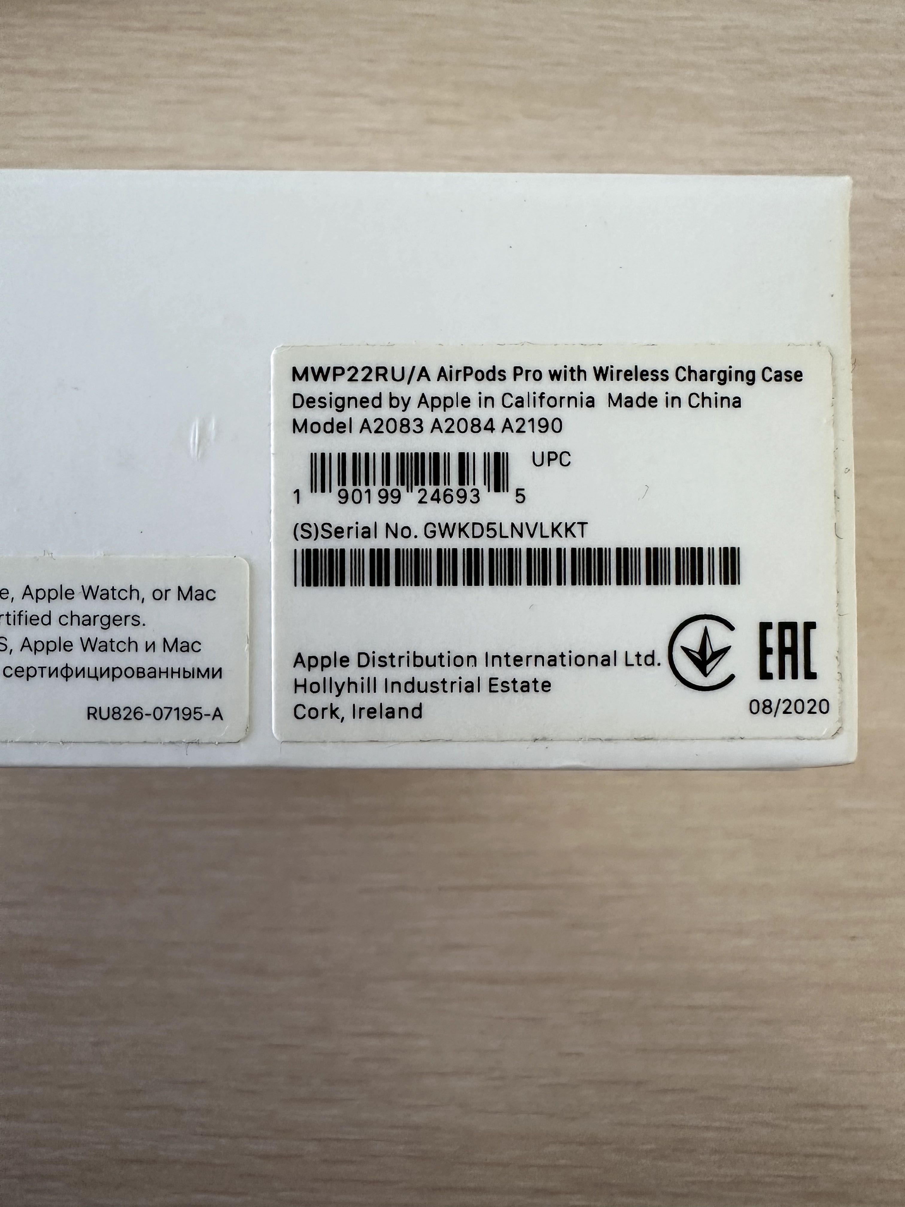 Apple AirPods Pro (1-го покоління) оригінал