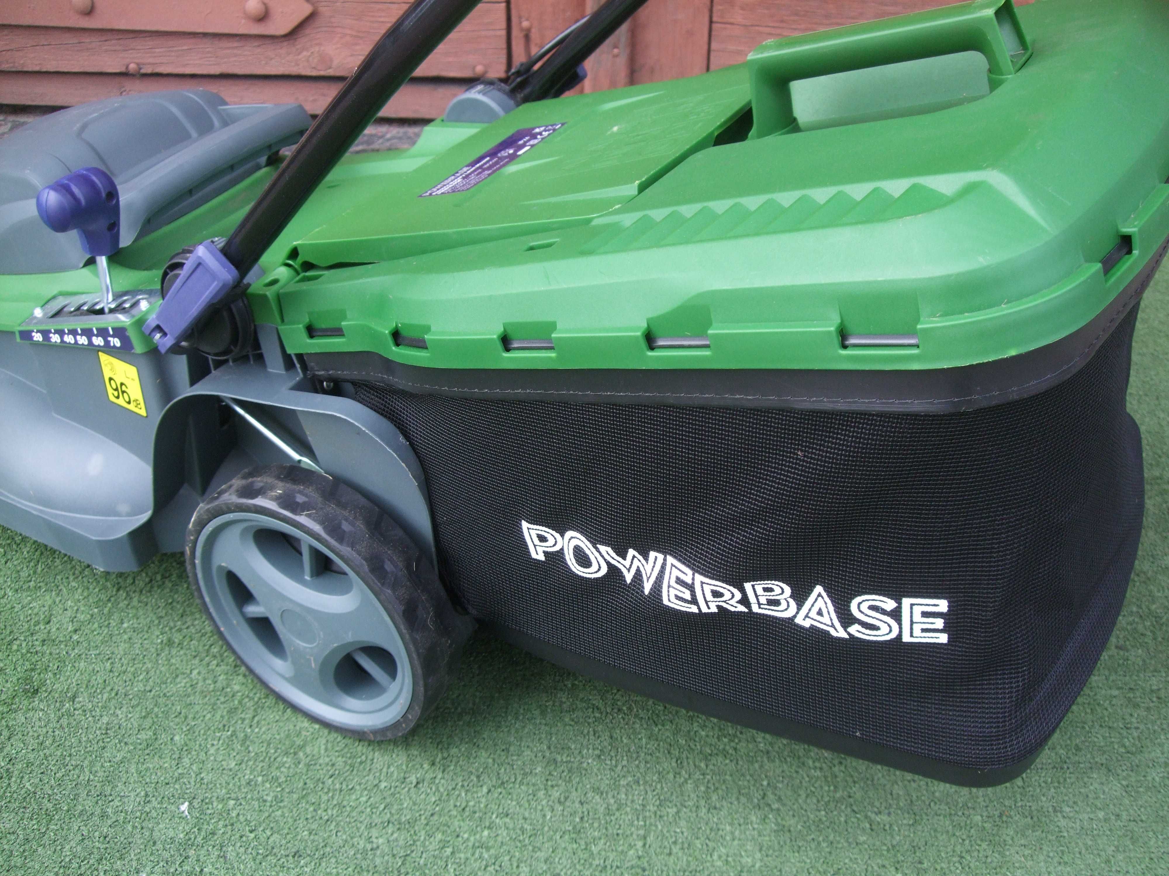 Kosiarka ELEKTRYCZNA Powerbase. Silnik 1800W, Szer. 41cm. Dobry Stan !