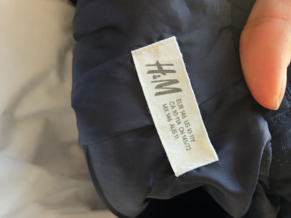 Garnitur Komunijny granatowy H&M. 146